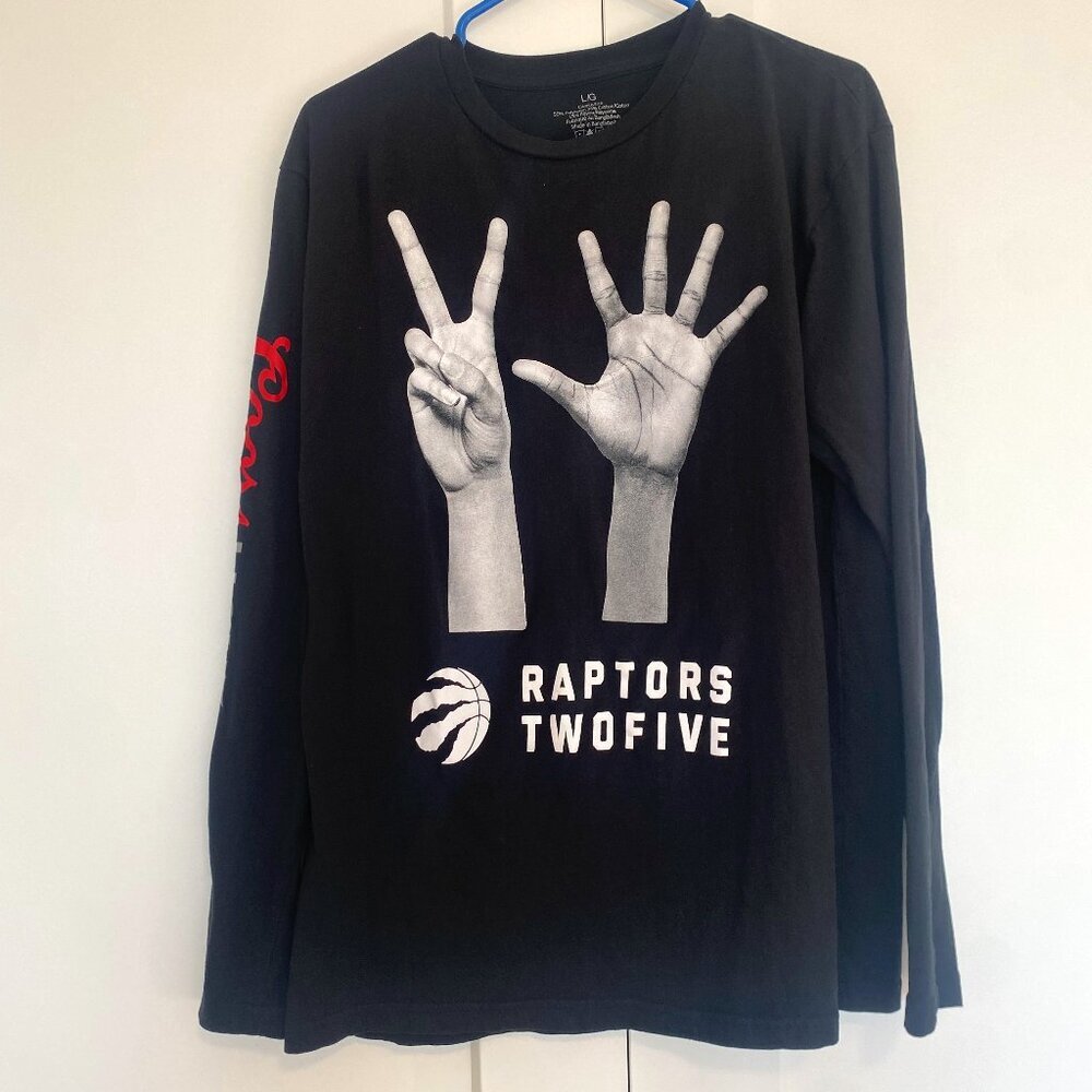 2019 NBA Toronto‎ Raptors 25th Anniversary Black Coors Light Long Sleeve T Shirt